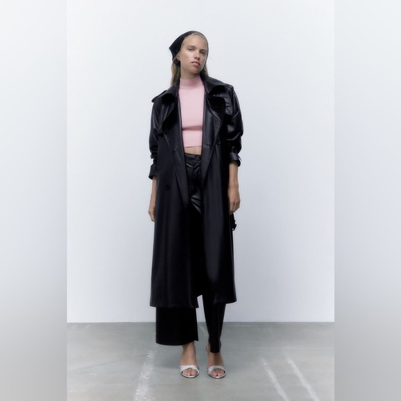 Zara mock neck cap sleeve top nwt size medium - Picture 4 of 6